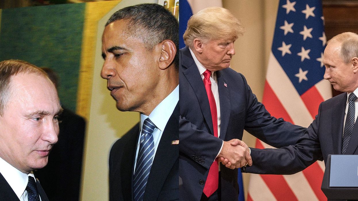 Obama's photographer shows Trump exactly 'how to deal with Putin'