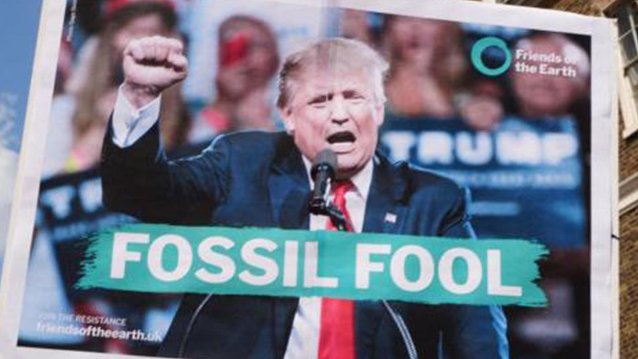 The 15 funniest signs from the massive UK protests against Trump