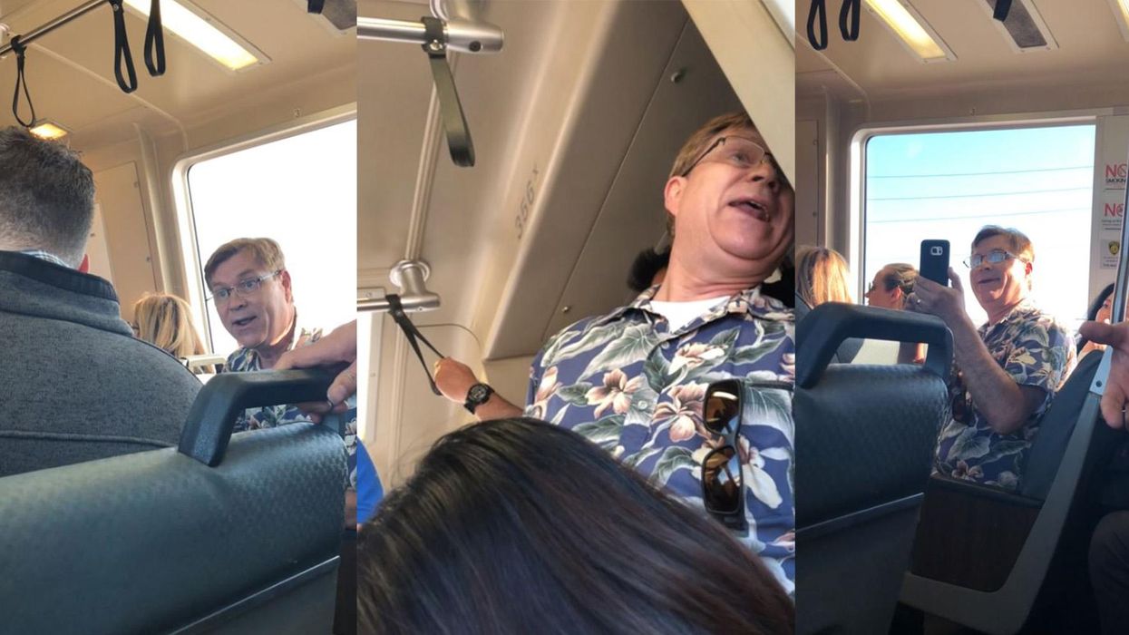 Man calls police on train passenger eating a burrito