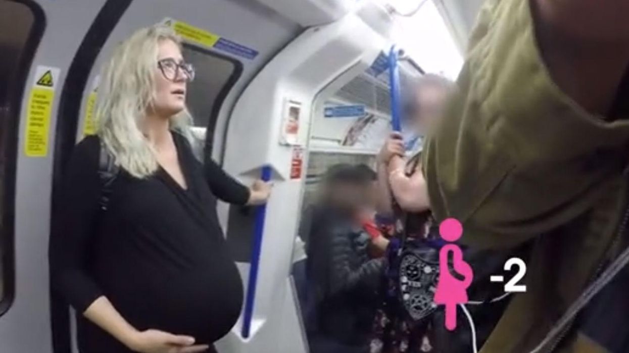 'Pregnant woman' tried a social experiment to see who would give her a seat on the Tube
