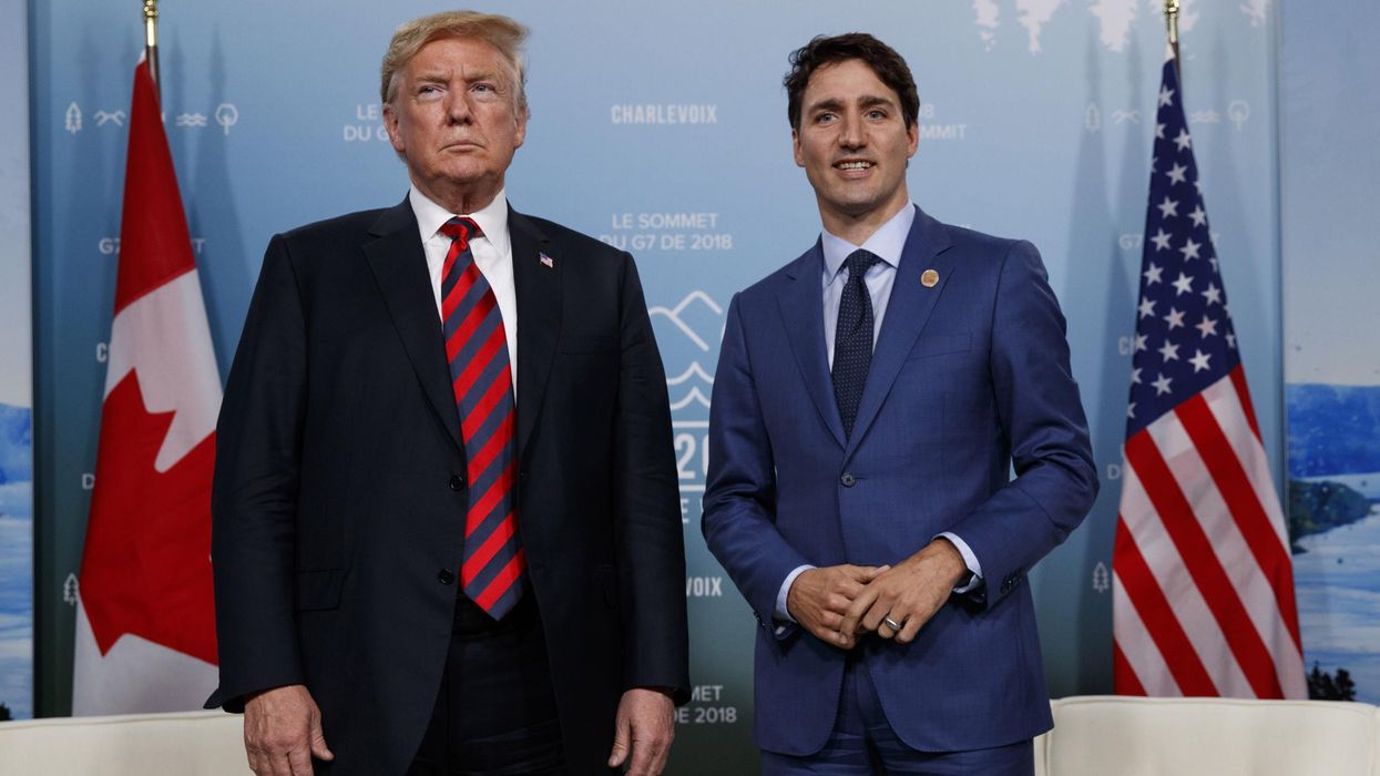 Justin Trudeau responded to the newspaper shooting and everyone is making the same point about Trump