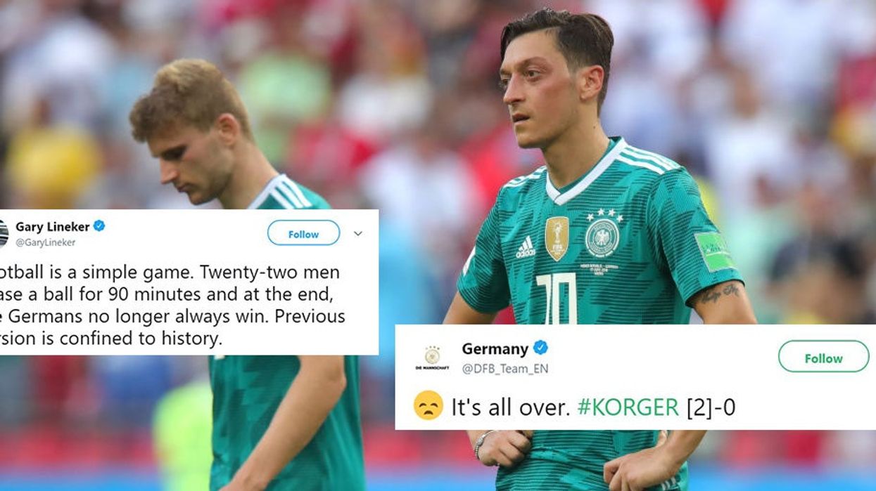 World Cup 2018: How the internet reacted to Germany's shocking elimination
