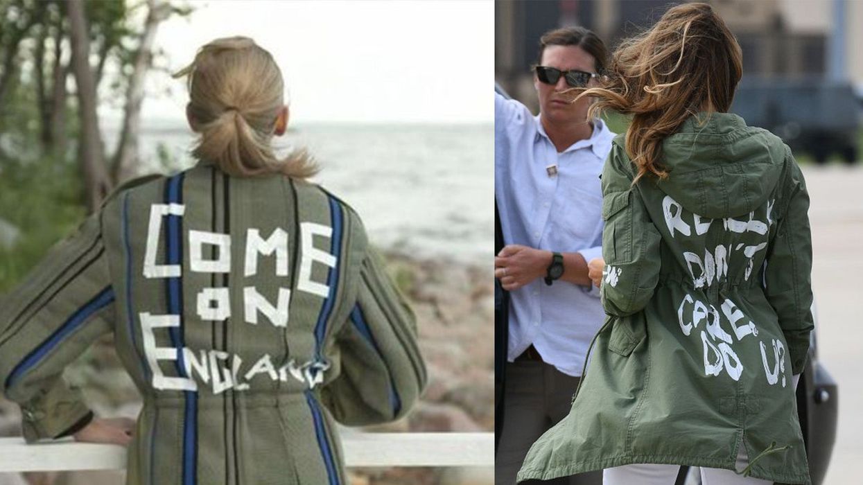Gabby Logan responded to Melania Trump's controversial jacket in the most brilliant way