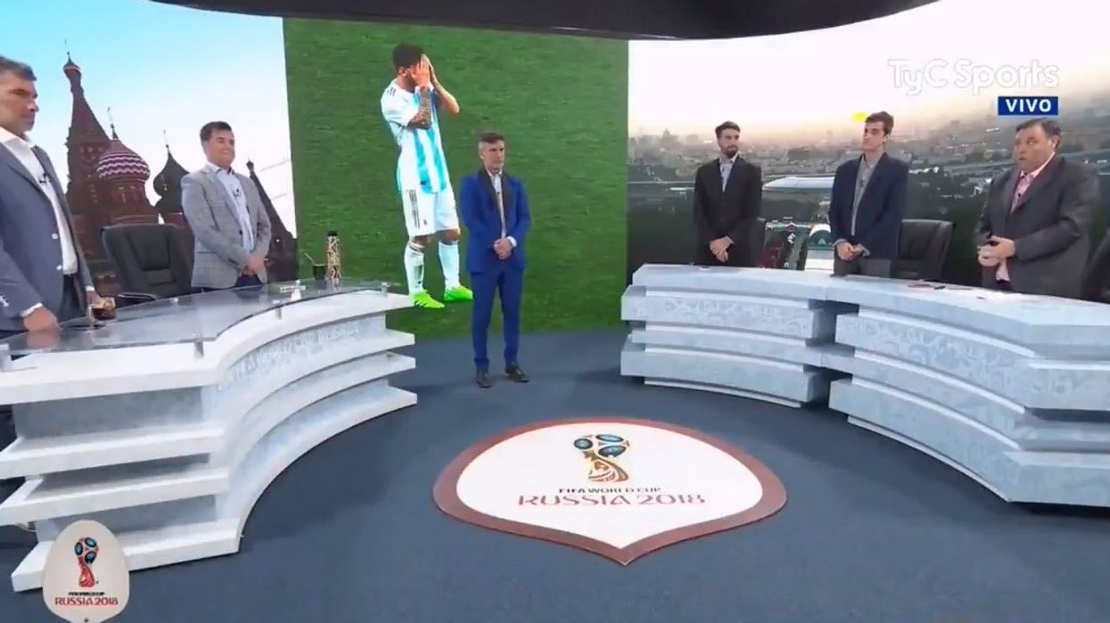 These Argentinians didn't take their loss to Croatia very well