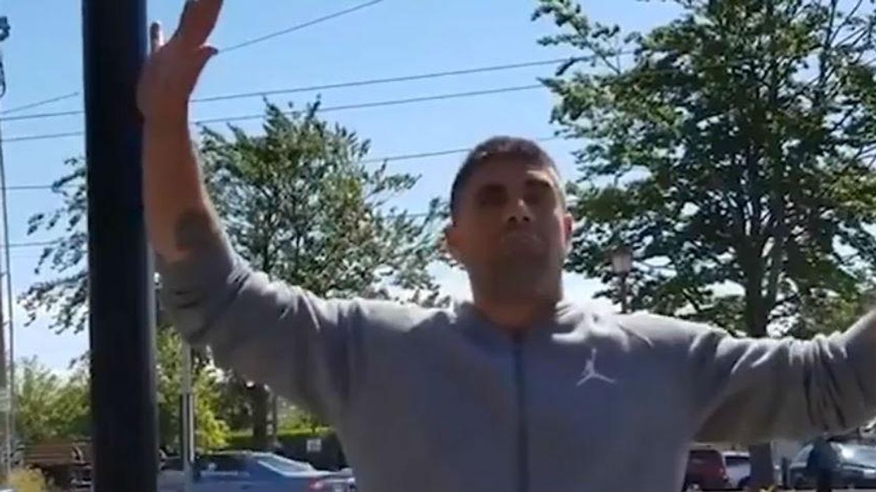 Man caught on camera making horrific racist rant at people in Seattle street