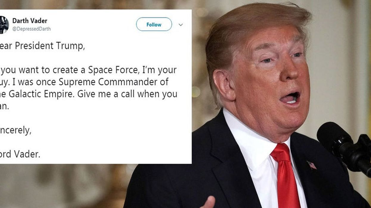 Donald Trump says he wants a 'Space Force' and the jokes are writing themselves