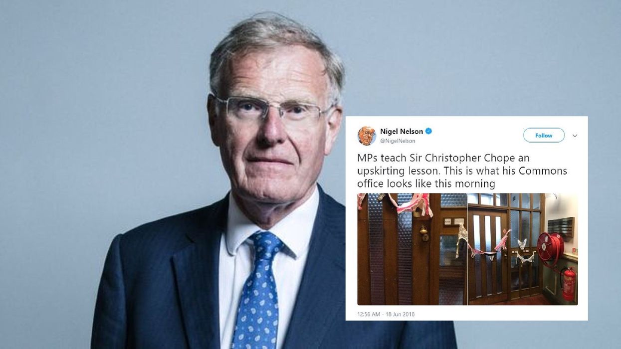 MP who blocked upskirting law gets pranked by his colleagues