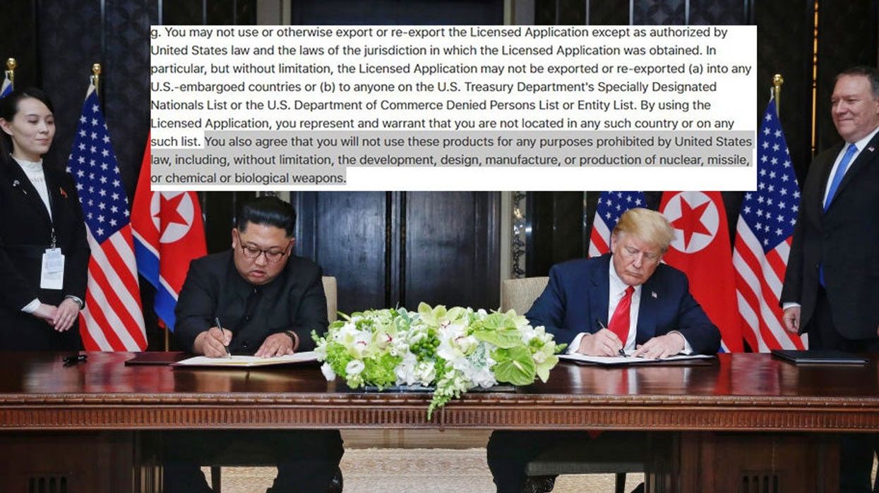 iTunes has a stricter policy on nuclear weapons than the document Trump and Kim just signed
