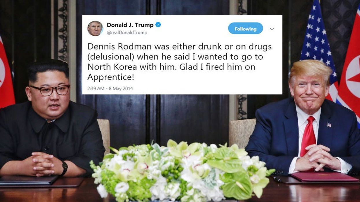 This tweet about Dennis Rodman proves there's an embarrassing Trump tweet for everything