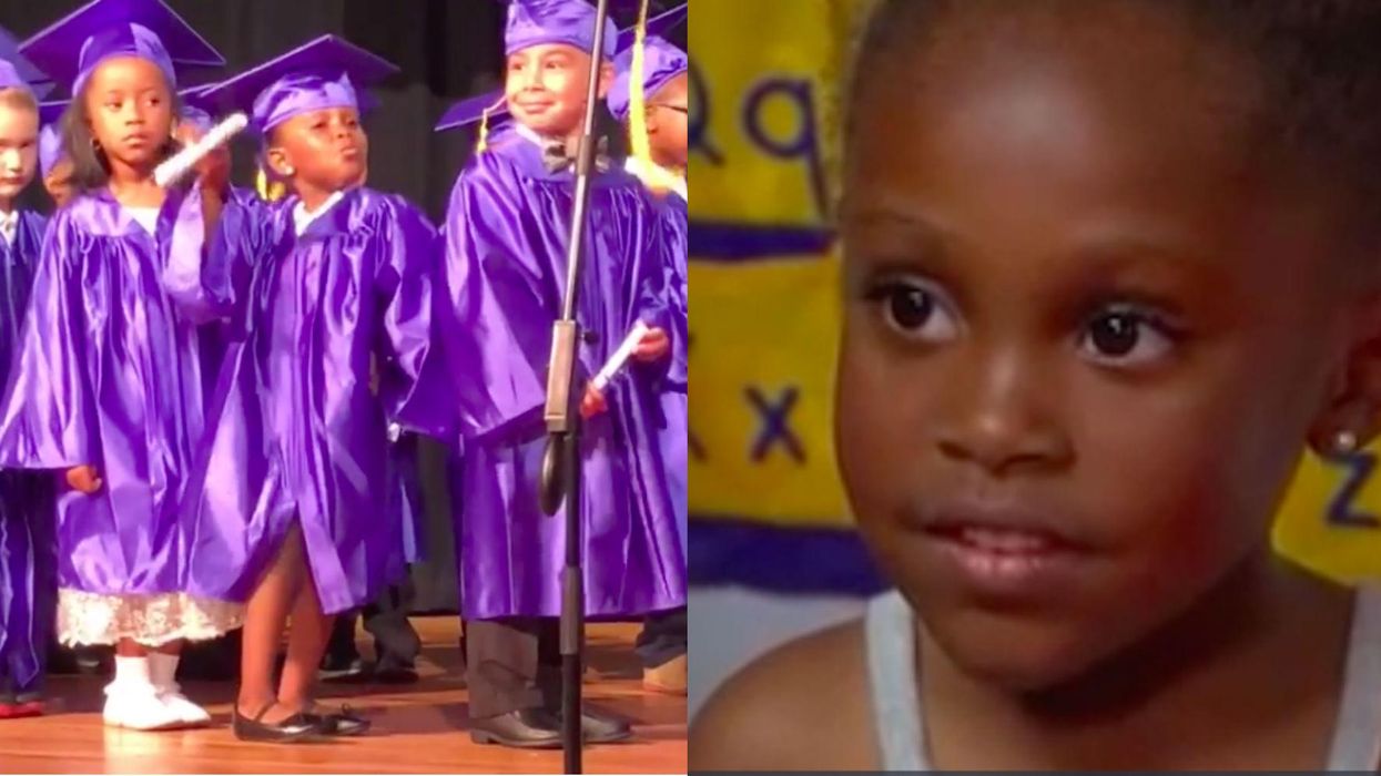 Five year old girl's graduation dance is the most adorable thing you'll see today