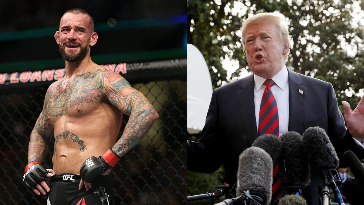 UFC fighter CM Punk just called Donald Trump a racist