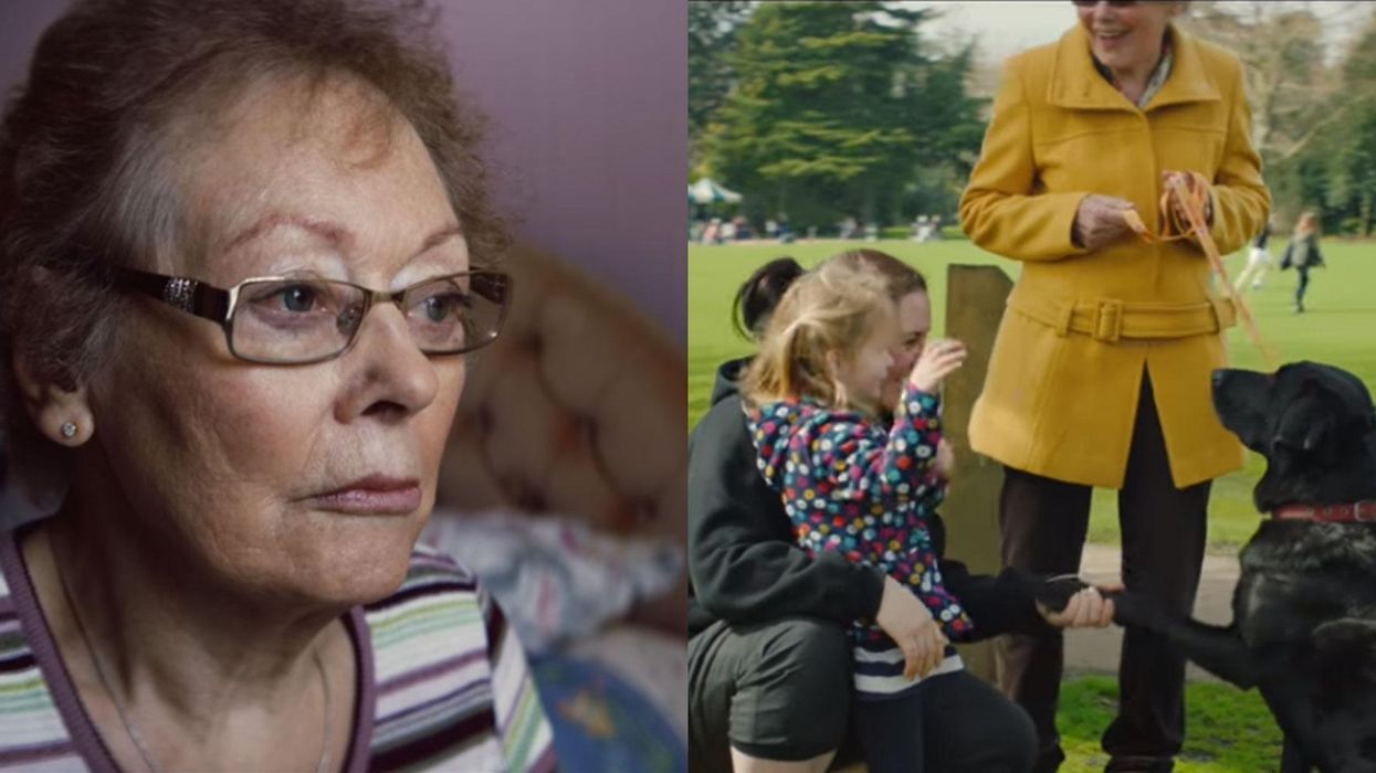 This project is pairing lonely elderly people with dogs