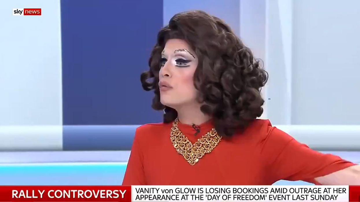 This drag queen says the 'far left' are out to ruin her career after 'alt-right' rally appearance