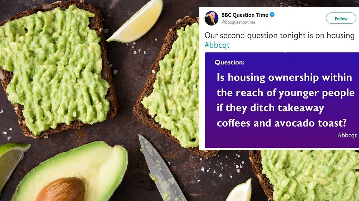 Question Time asked if avocado toast is stopping young people buying houses and the response was brutal