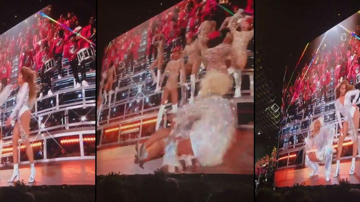 Beyoncé dropped Solange on stage - but styled it out perfectly