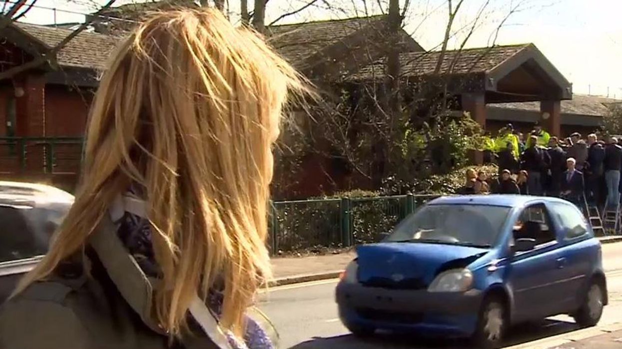There was an actual car crash live on BBC News