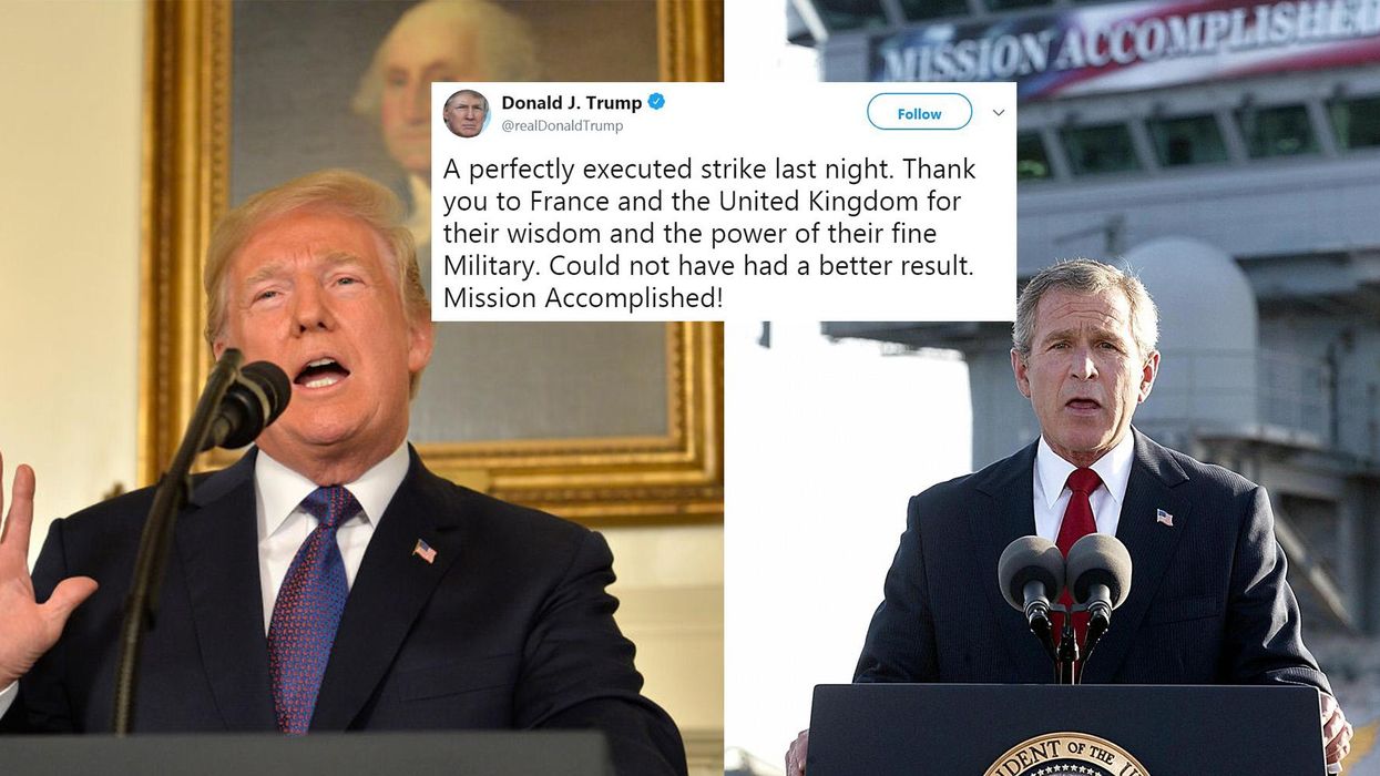 Donald Trump used an old George W. Bush phrase and it backfired badly