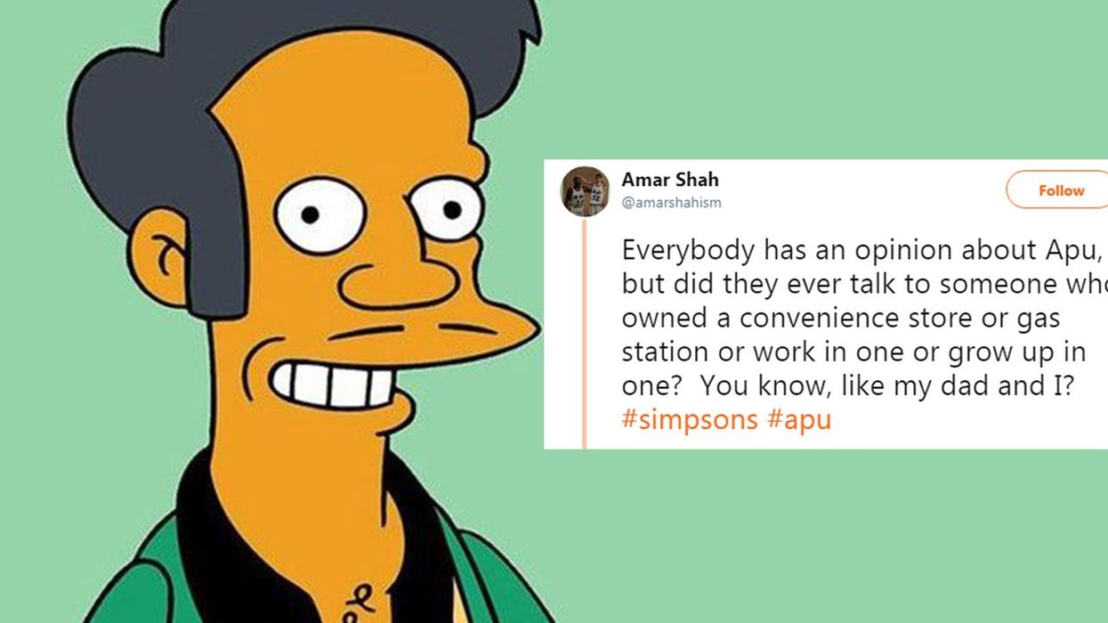 Man shares heart-warming story about growing up with a dad like Apu