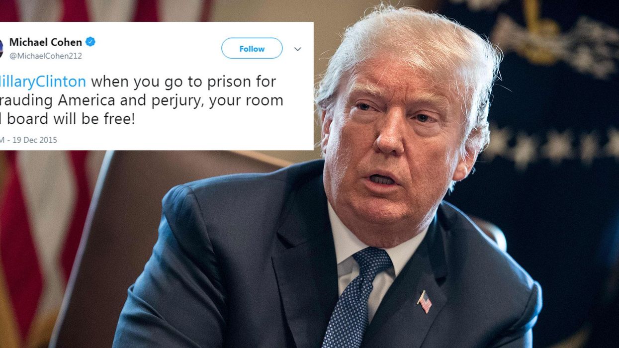 This tweet from Trump's personal lawyer is coming back to haunt him