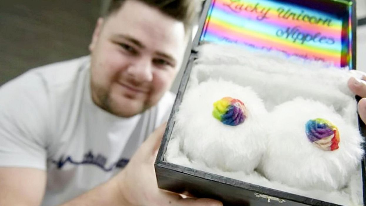 A man wasted a year of his life researching and designing the world's most useless product - fluffy unicorn nipples
