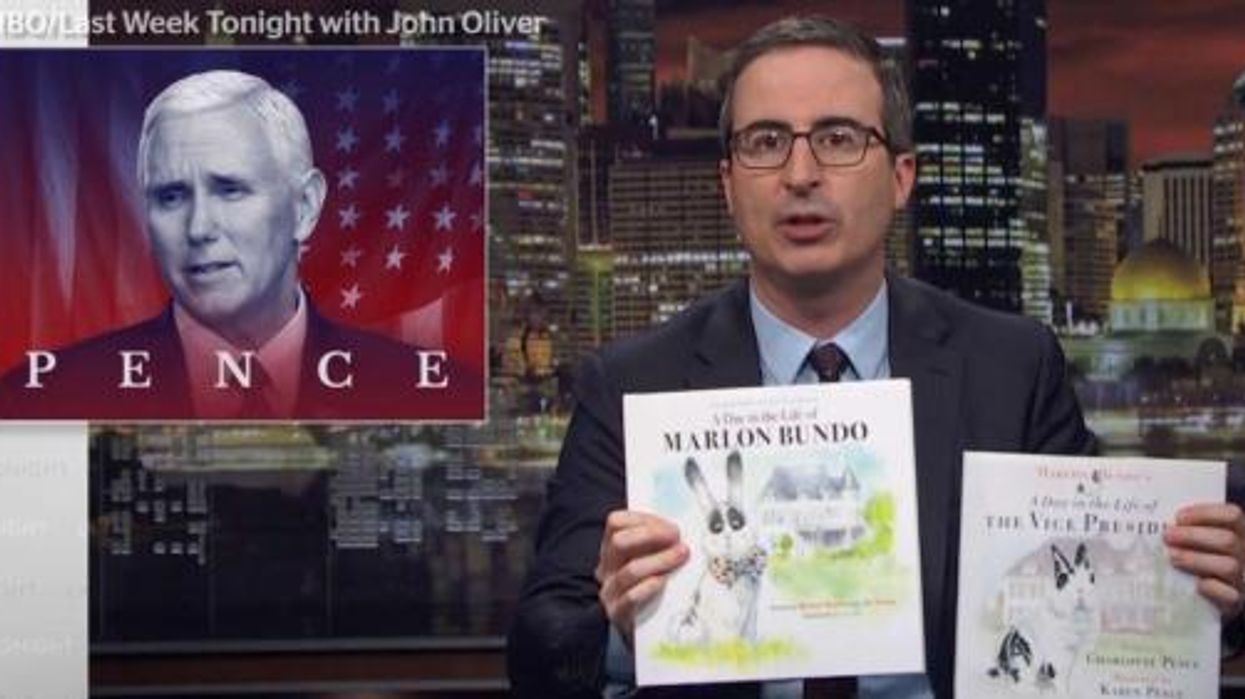 The saga around John Oliver's book about Mike Pence's gay rabbit just got even more bizarre