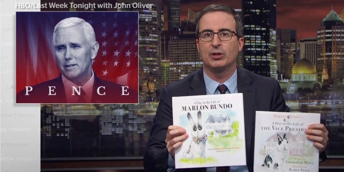 John Oliver's children's book about a gay rabbit is outselling Mike ...