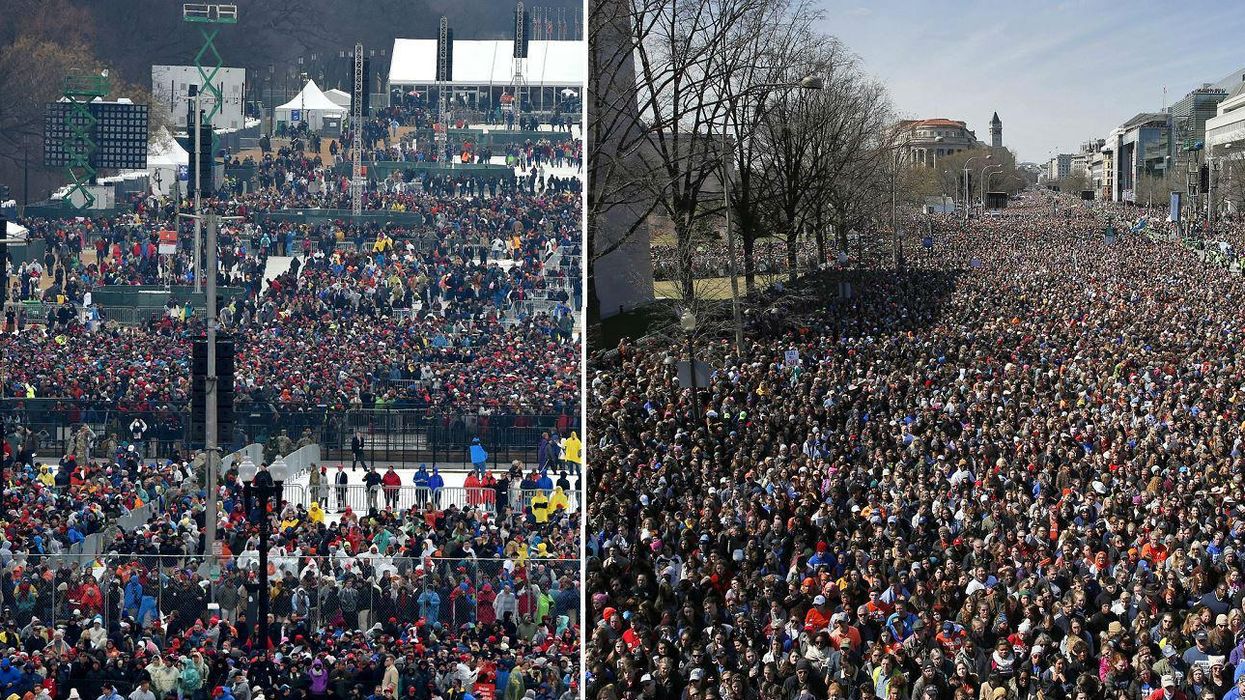 March For Our Lives crowd was bigger than that at Trump's inauguration, officials say