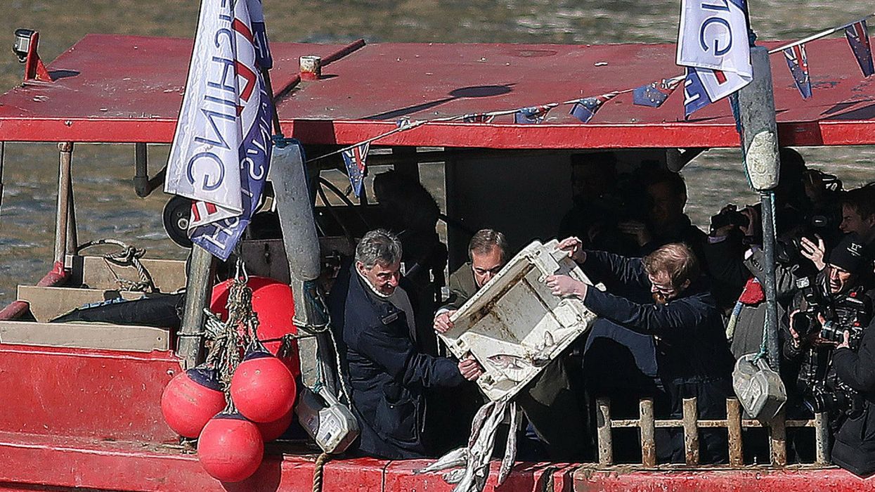 Nigel Farage has been reported to Westminster council for fly-tipping fish