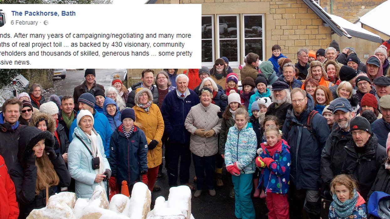 This village raised £1m to save their local pub from developers