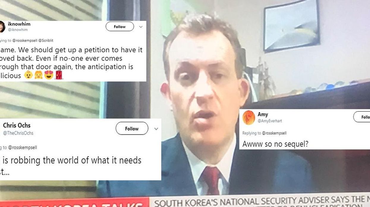 The BBC Dad moved his webcam and people aren't happy