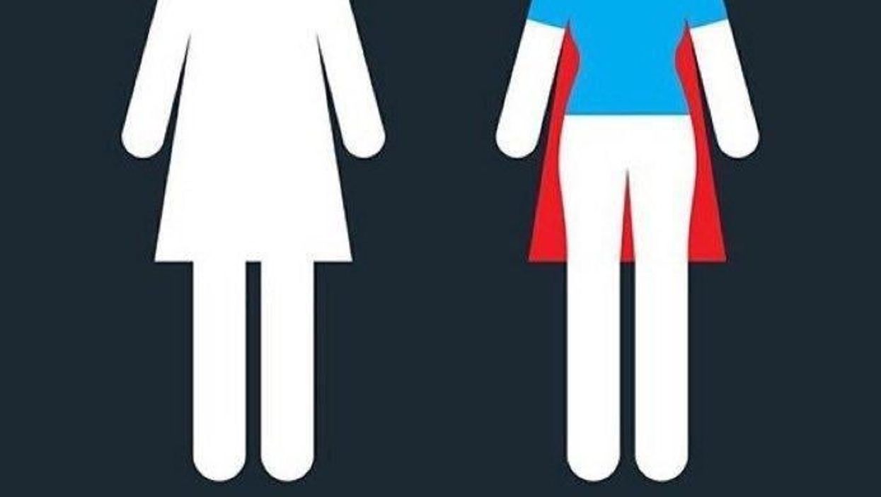 You've been looking at one of the most famous signs in the world wrong