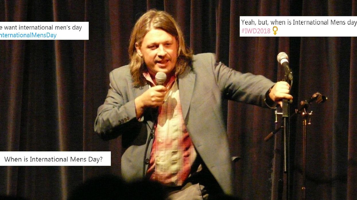 A comedian is using your ridiculous International Men's Day questions to help domestic violence victims