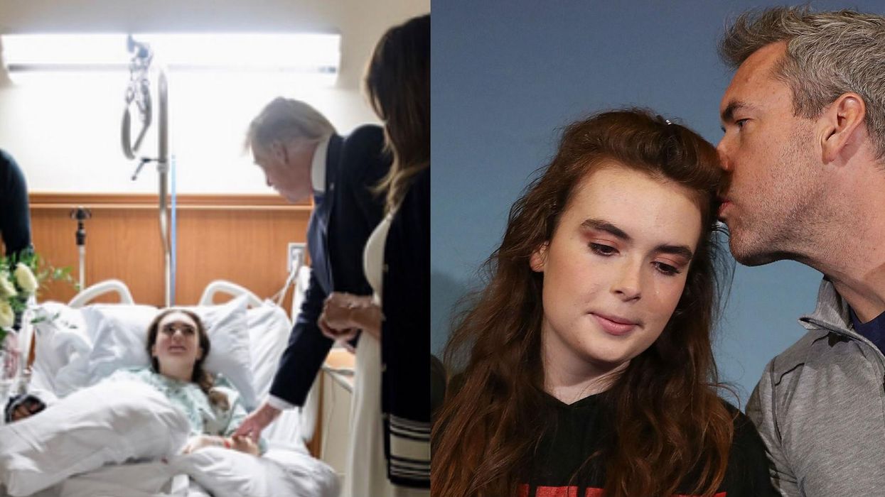 A Florida survivor used in a Trump campaign fundraiser is crowdfunding her medical treatment