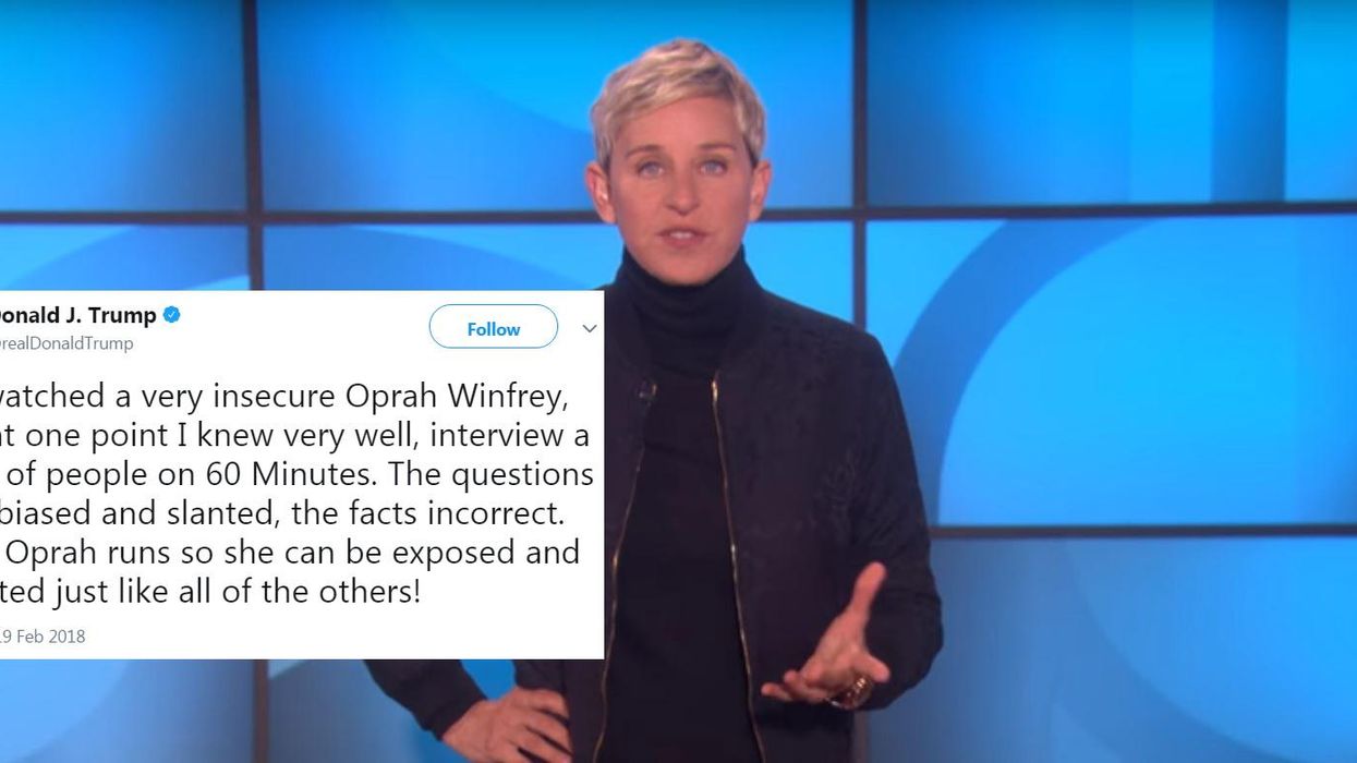 How Ellen DeGeneres defended Oprah, took on Trump and enraged the alt-right all at the same time