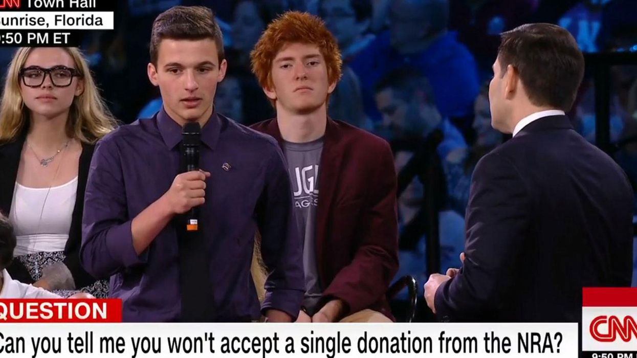 A Florida student just shut down a US senator over the NRA