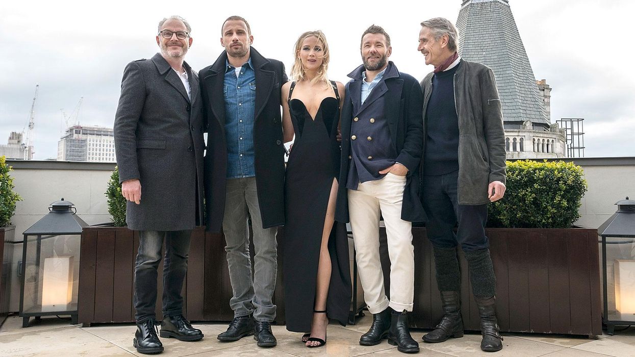 Jennifer Lawrence sets the record straight about that photo with her male co-stars
