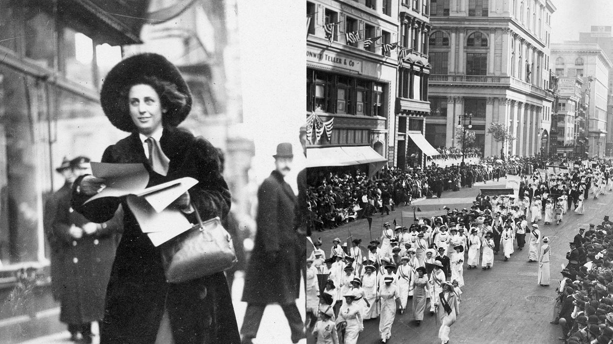 15 iconic pictures of women fighting for their right to vote