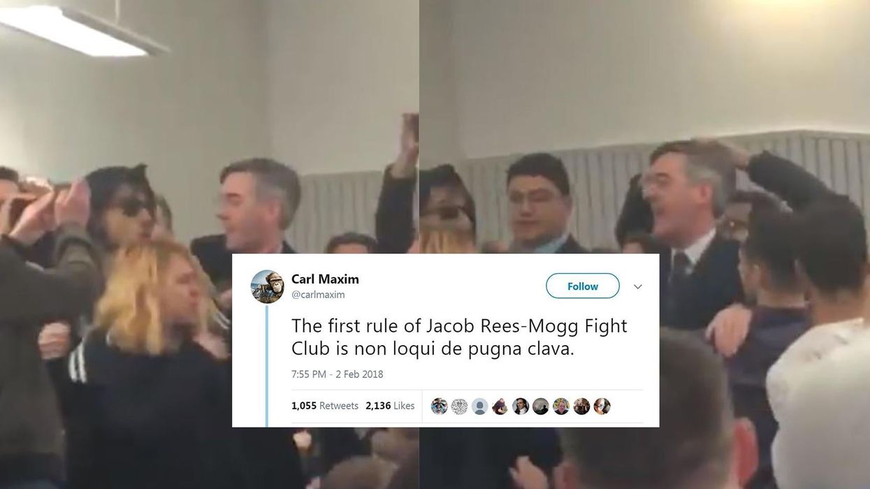 Just 8 really funny jokes about the Jacob Rees-Mogg scuffle