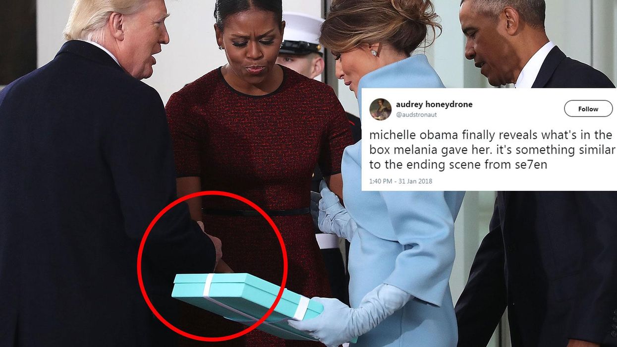 Michelle Obama has finally revealed Melania Trump's gift and everyone is making the same joke
