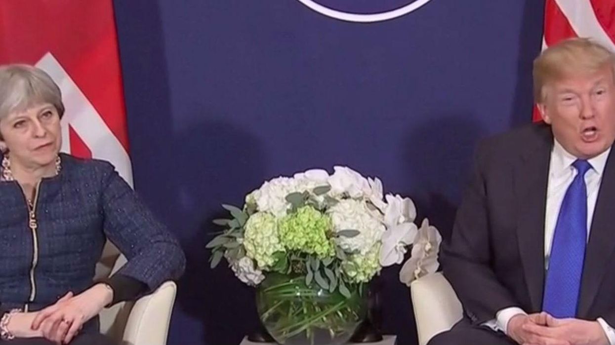 BBC's Simon McCoy perfectly sums up May and Trump's meeting in four words