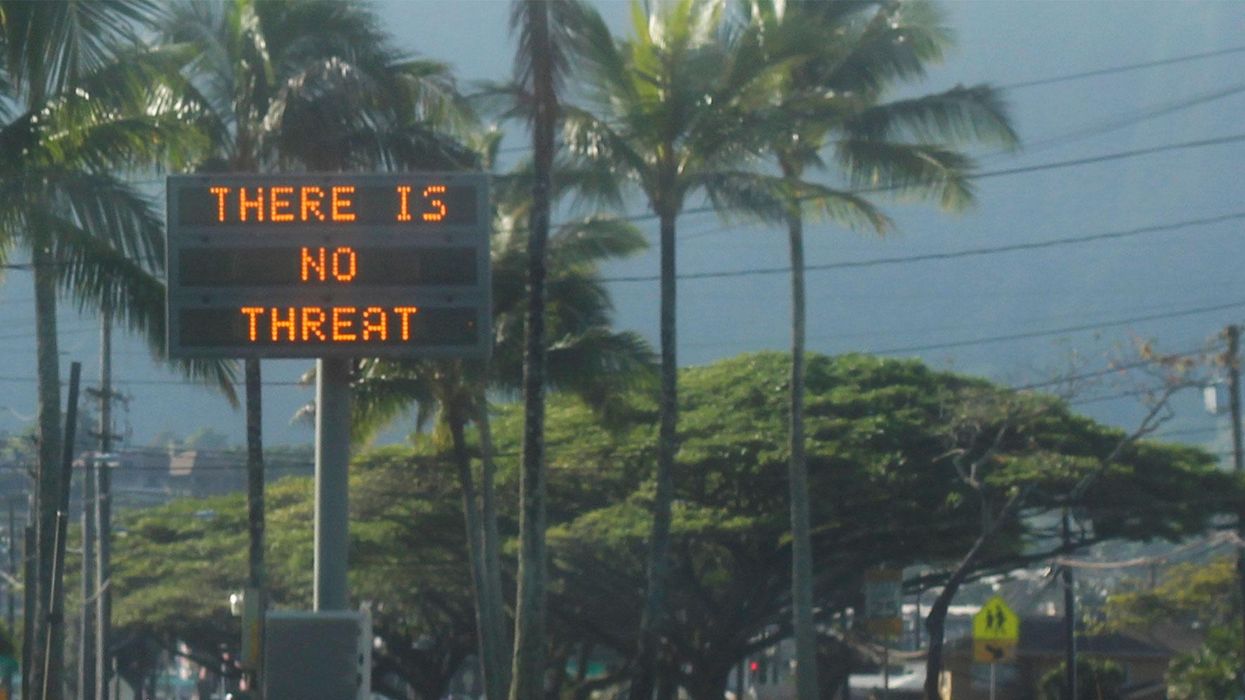 The password for the Hawaii emergency agency was written on a Post-it note and then photographed