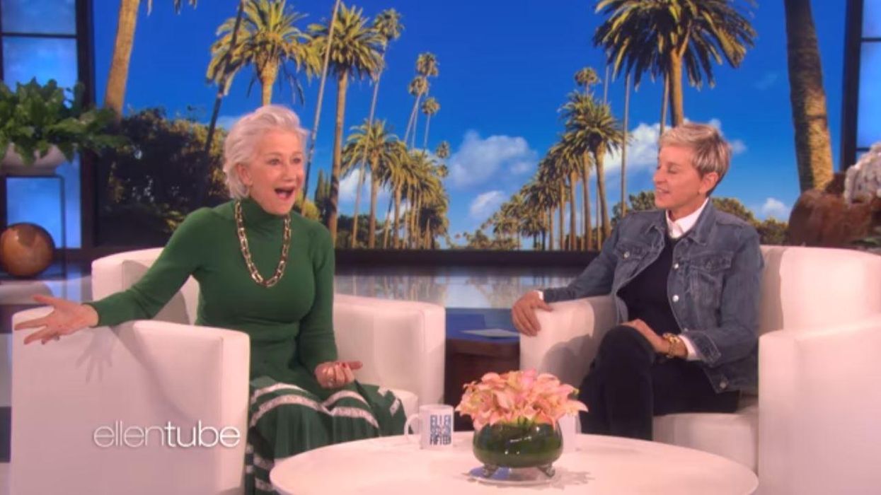 Helen Mirren learned that she was younger than she thought she was and her reaction was the best