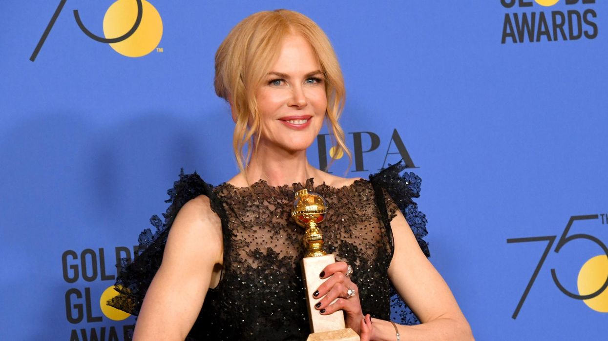 Some people are criticising Nicole Kidman for her Golden Globes speech
