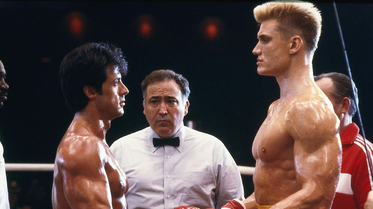 Sylvester Stallone and Dolph Lundgren had a Rocky IV reunion