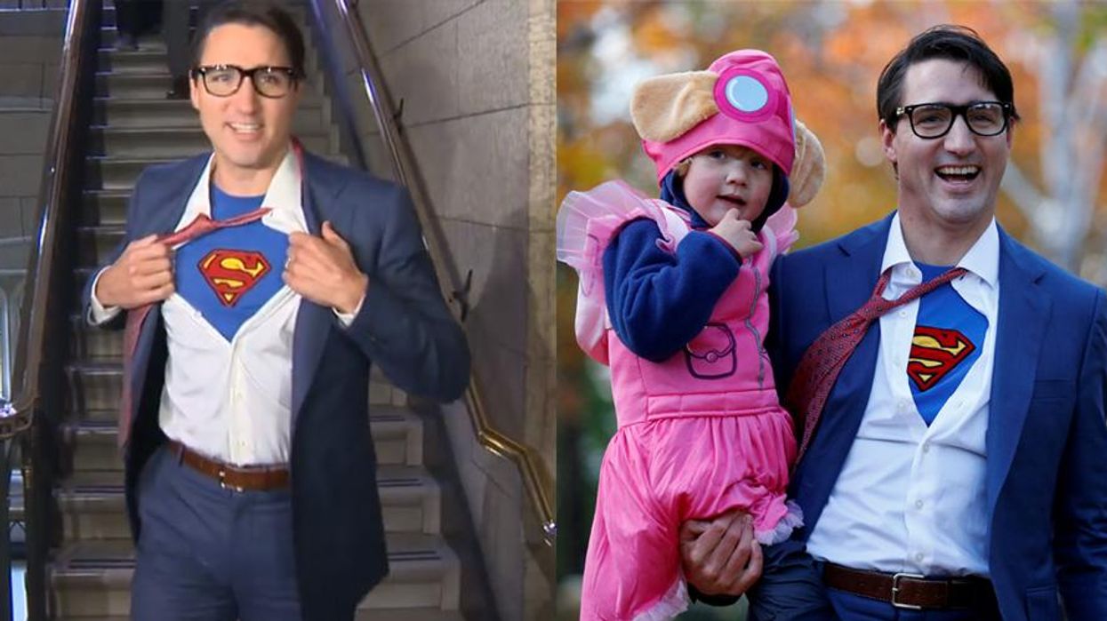 Justin Trudeau went to work as Clark Kent and people cannot handle it