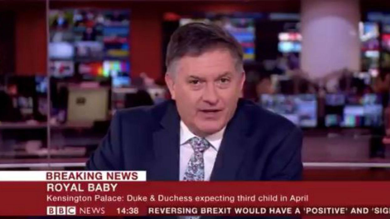 This BBC newsreader really doesn't care about the Royal baby's due date