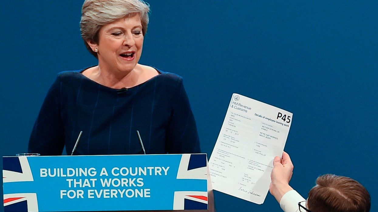 The most awkward moments from Theresa May's disastrous speech