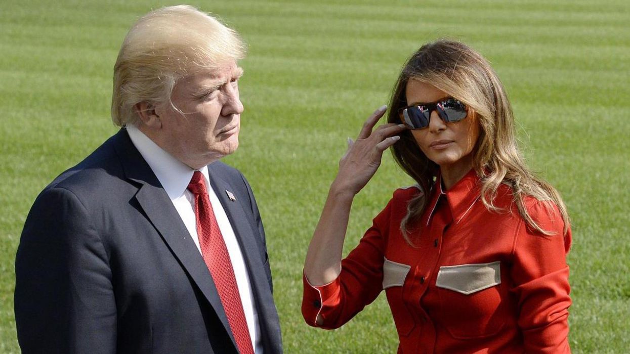 The most awkward video yet of Donald Trump and Melania has emerged