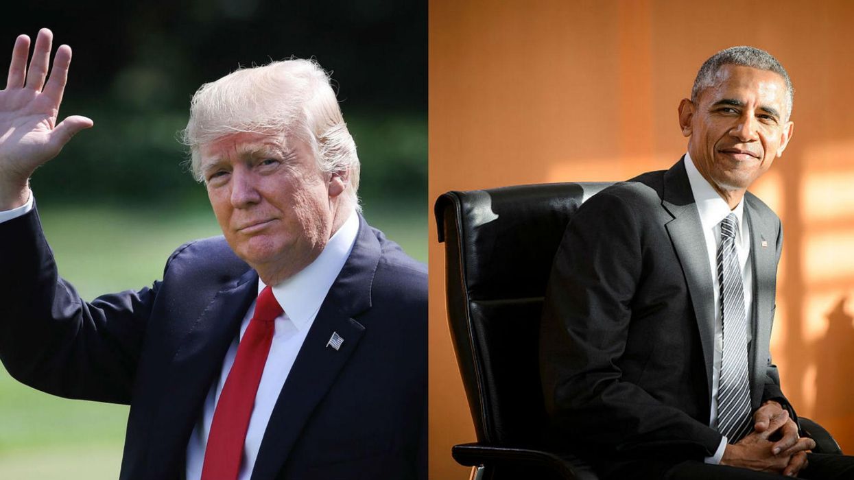 The difference between Donald Trump and Barack Obama in two videos