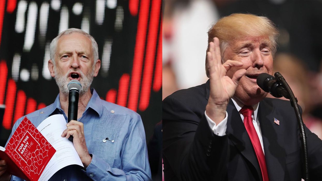 Jeremy Corbyn just destroyed Donald Trump in front of tens of thousands at Glastonbury